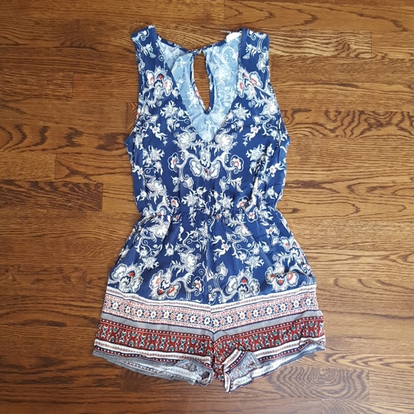 emory park Pants - Emory Park Romper in Red, White & Blue Size Small